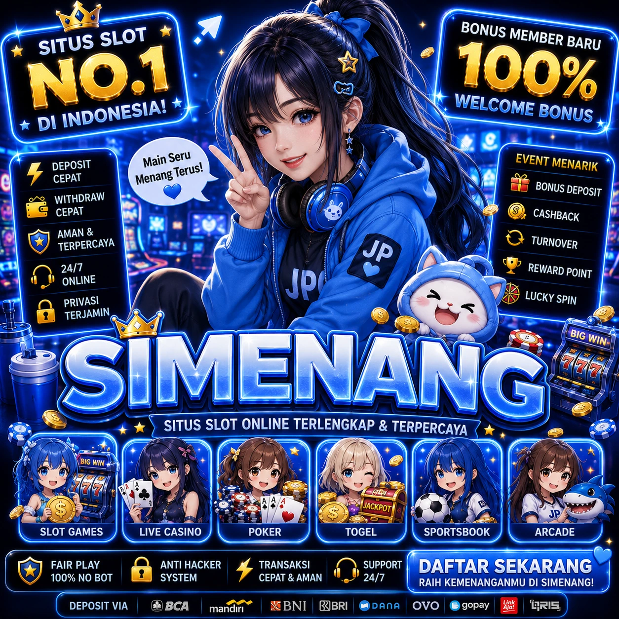 Simenang | Concierge CPA Menghadirkan Slot Gacor Berkualitas